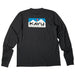 Men's L/S Etch Art T-Shirt - Black
