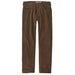 Men's Organic Cotton Corduroy Jeans - Reg - Topsoil Brown