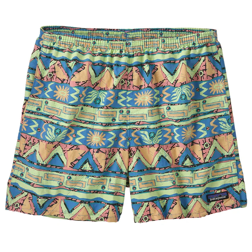 Patagonia Men's Baggies Shorts - 5 in. - High Hopes Geo: Salamander Green main image 0