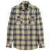 Beach Shack Shirt - Tan/Blue Plaid