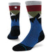 Light Wool Crew Socks - Cobalt Blue
