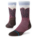 The Ridge Light Wool Crew Socks - Wine