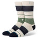 Striped Delight Crew Socks - Canvas