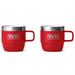 Rambler Espresso 6oz Mug 2 Pk - Rescue Red