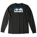 Men's L/S Etch Art T-Shirt - Black Licorice