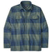 Men's L/S Organic Cotton Fjord Flannel Shirt - Live Oak: Hemlock Green