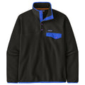 Men's LW Synchilla Snap-T Fleece Pullover - Black w/P6 Blue
