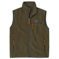 Men's Retro Pile Vest - Basin Green