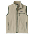 Men's Retro Pile Vest - Pelican w/Canopy Green