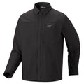 Men's Cronin Cotton Overshirt - Black