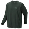 Men's Kragg Cotton L/S T-Shirt - Dark Jade