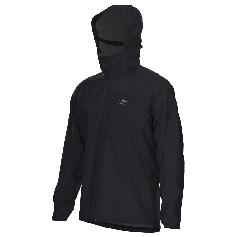 Arc'teryx Squamish Hoody Men's Black | Packable Windbreaker UK