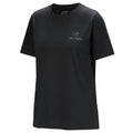 Women's Kragg SL Cotton Emblem Crew SS - Black