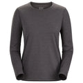 Women's Taema Crew LS - Black Heather