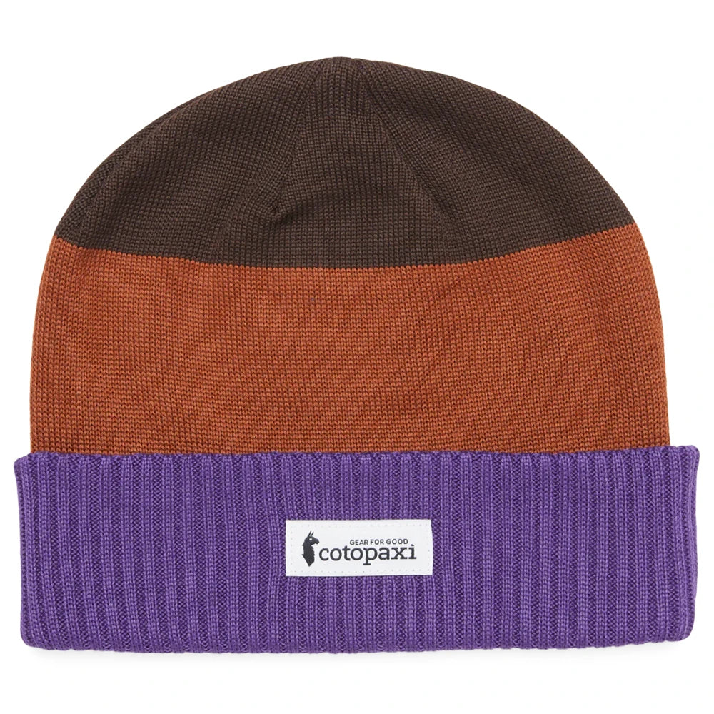 Cotopaxi - Alto Beanie - Black Violet and Rusty – The Brokedown Palace
