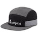 Cotopaxi Tech 5-Panel Hat - Black/Cinder