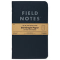 Field Notes Note Book - Pitch Black 2 Pack - Dot-Graph