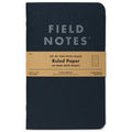 Field Notes Note Book - Pitch Black 2 Pack - Ruled