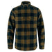 Men's Övik Heavy Flannel Shirt - Wood Brown / Dark Navy