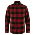 Men's Övik Heavy Flannel Shirt - Red / Black