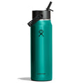 32oz Lightweight Wide Mouth w/Flex Straw Cap - Emerald Green
