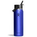 32oz Lightweight Wide Mouth w/Flex Straw Cap - Sapphire Blue