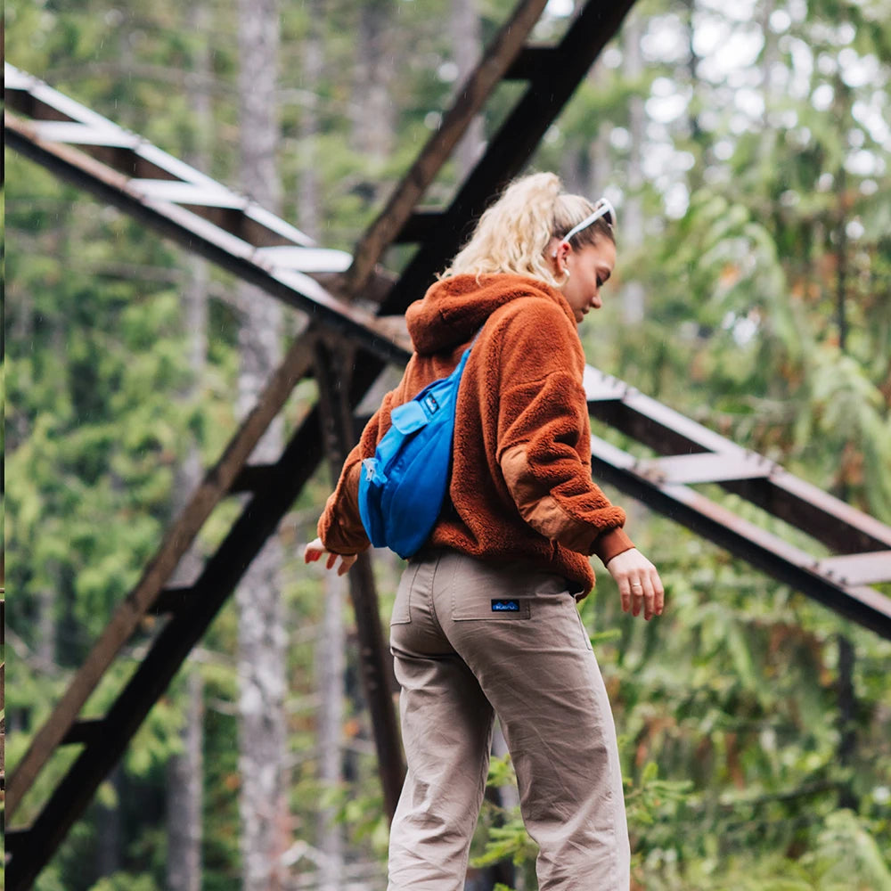 KAVU Mini Rope Sling Blue Spark The Brokedown Palace