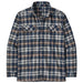 Men's L/S Organic Cotton Fjord Flannel Shirt - Fields: New Navy
