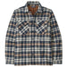 Men's Insulated Organic Cotton MW Fjord Flannel Shirt - Fields: New Navy