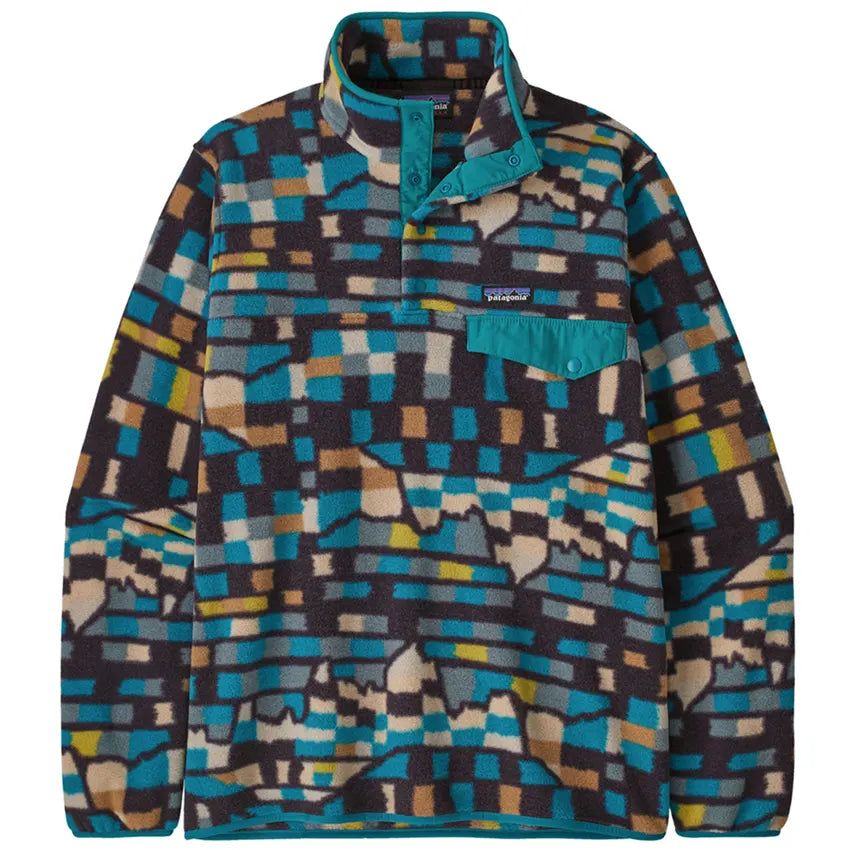 Patagonia Men s LW Synchilla Snap T Fleece Pullover Fitz Roy