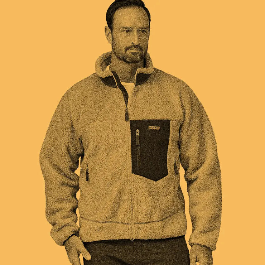 Patagonia men's classic sales retro fleece jacket