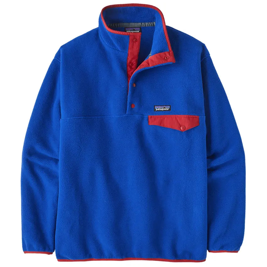Patagonia blue fleece pullover sales
