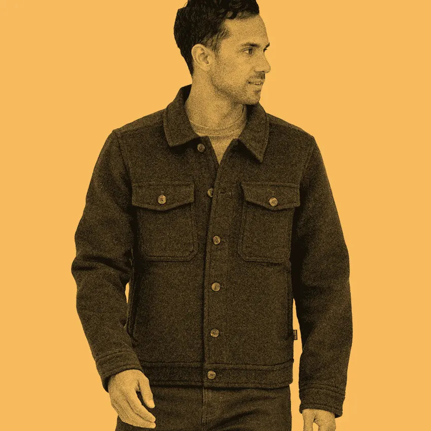 Patagonia men's trucker jacket sales