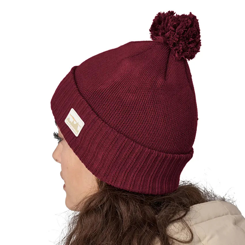 Patagonia top pom beanie