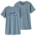 Women's Capilene Cool Daily Graphic Shirt - Waters - Boardshort Logo: Light Plume Grey X-Dye