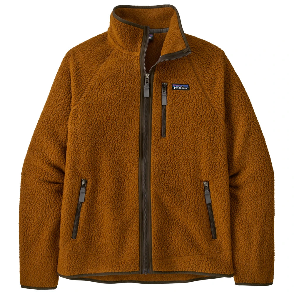 Patagonia retro pile fleece khaki sales