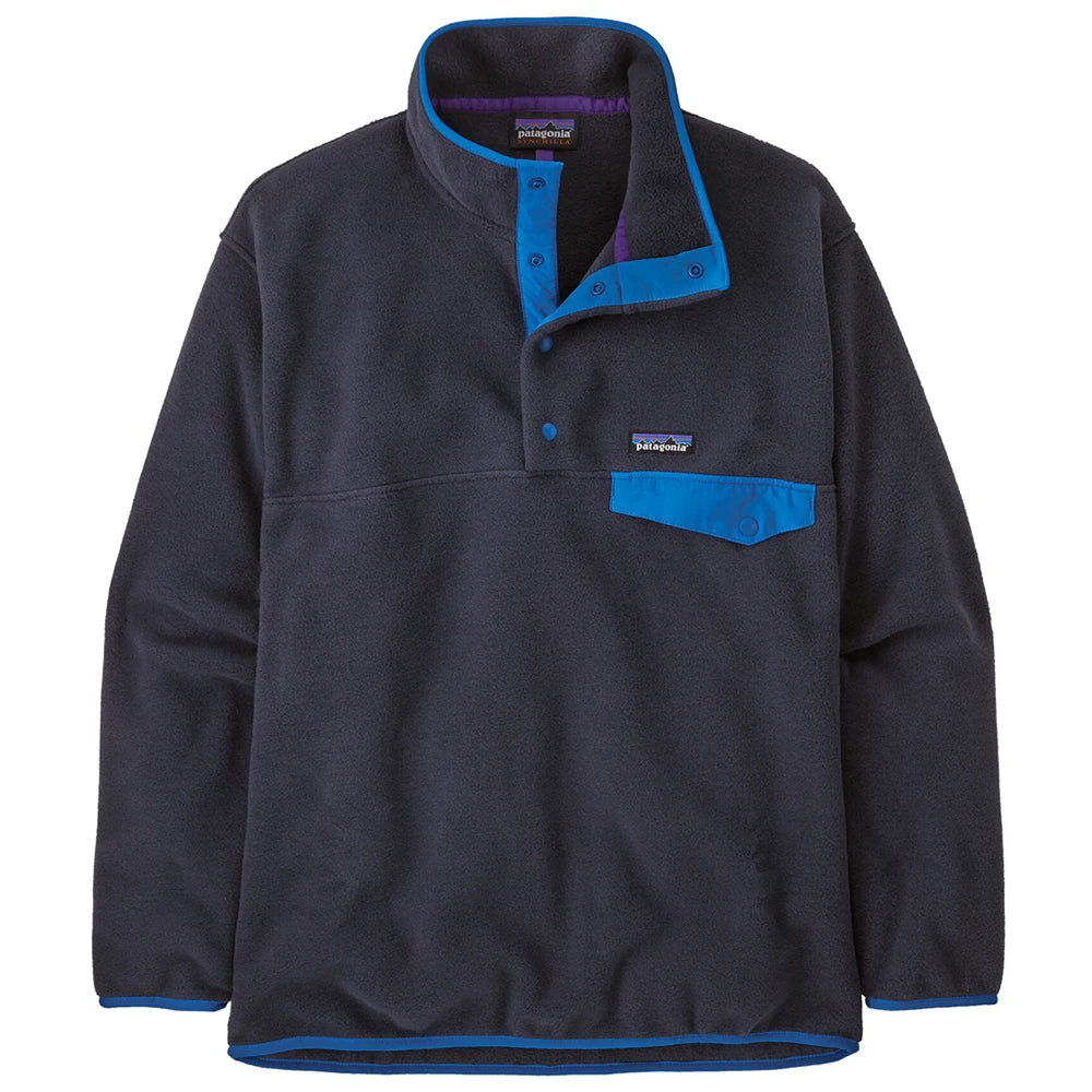 Men s Synchilla Snap T Fleece Pullover Pitch Blue