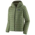 Women's Down Sweater Hoody - Terrain Green