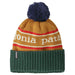Kids' Powder Town Beanie - Park Stripe: Talon Gold