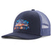 Kids' Trucker Hat - Fitz Roy Foliage: New Navy