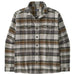 Men's Fjord Flannel Shirt - Blizzard: Salt Grey