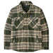 Men's LW Insulated Fjord Flannel Shirt - Ashore: Old Growth Green