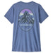 Women's Capilene Cool Daily Graphic Shirt - Lands - Chouinard Crest: Current Blue X-Dye