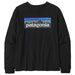 Women's Long Sleeved P-6 Logo Responsibili-Tee - Black