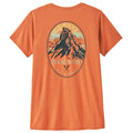 Women's Capilene Cool Daily Graphic Shirt - Lands - Chouinard Crest: Rock Melon X-Dye