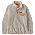 Women's LW Synchilla Snap-T Fleece Pullover - Oatmeal Heather w/Heirloom Peach