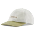Fitz Roy Icon Trad Cap - Text Logo: Birch White w/Gumtree Green