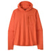 Men's Cap Cool Sun Hoody - Coal Orange - Light Coal Orange X-Dye