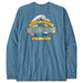 Men's L/S Great Waves Responsibili-Tee - Shore Blue
