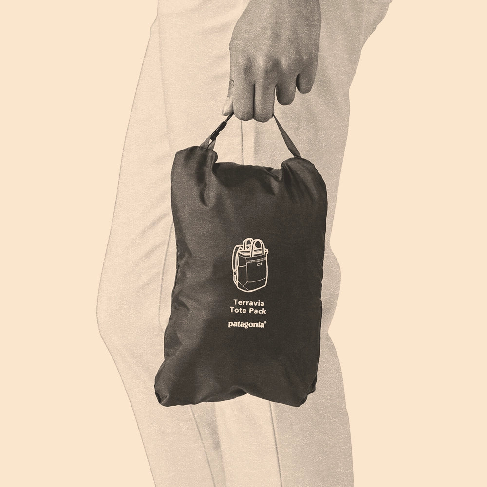 Patagonia Terravia Tote Pack | 24L Black Bag – The Brokedown